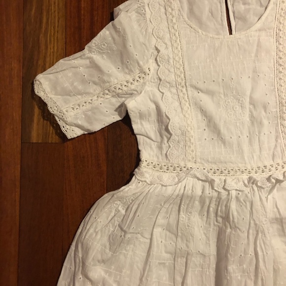 white babydoll dress zara